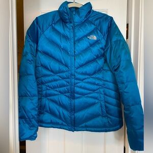 North face women’s 550 blue jacket
